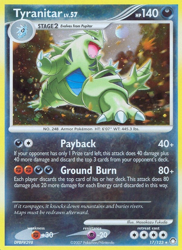 Image for Tyranitar (17/123) [Mysterious Treasures] - Pokemon