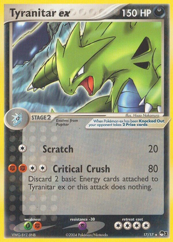Image for Tyranitar ex (Holo) (017/017) [POP Series 1] - Pokemon