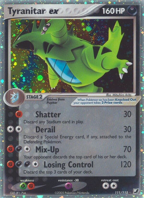 Image for Tyranitar ex (111/115) [Unseen Forces] - Pokemon