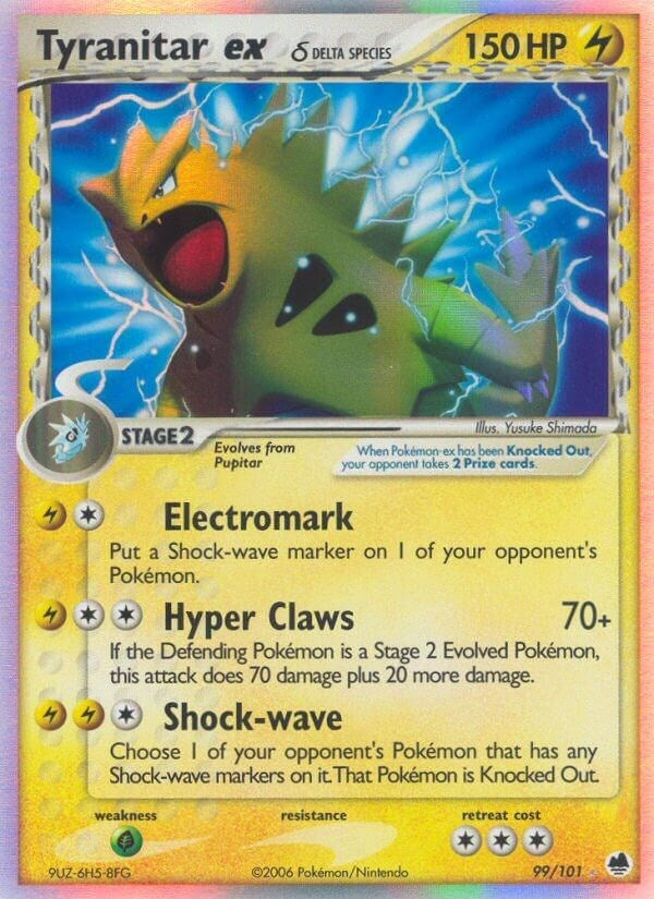 Image for Tyranitar ex (Delta Species) (99/101) [Dragon Frontiers] - Pokemon