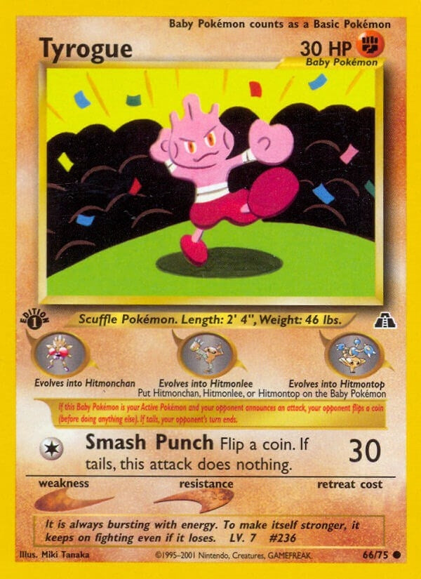 Image for Tyrogue (66/75) [Neo Discovery] - Pokemon