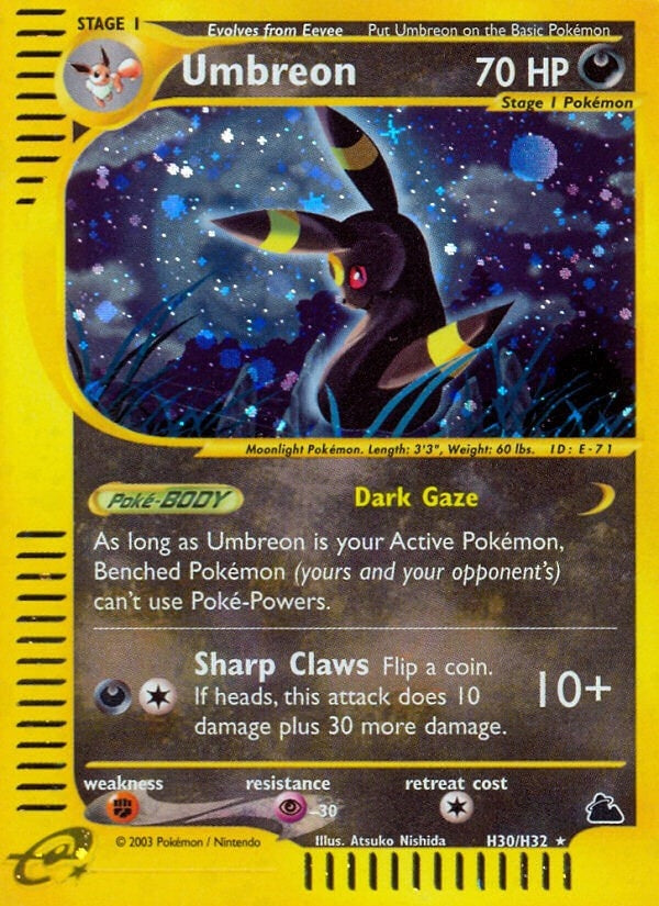 Image for Umbreon (H30) (H30/H32) [Skyridge] - Pokemon