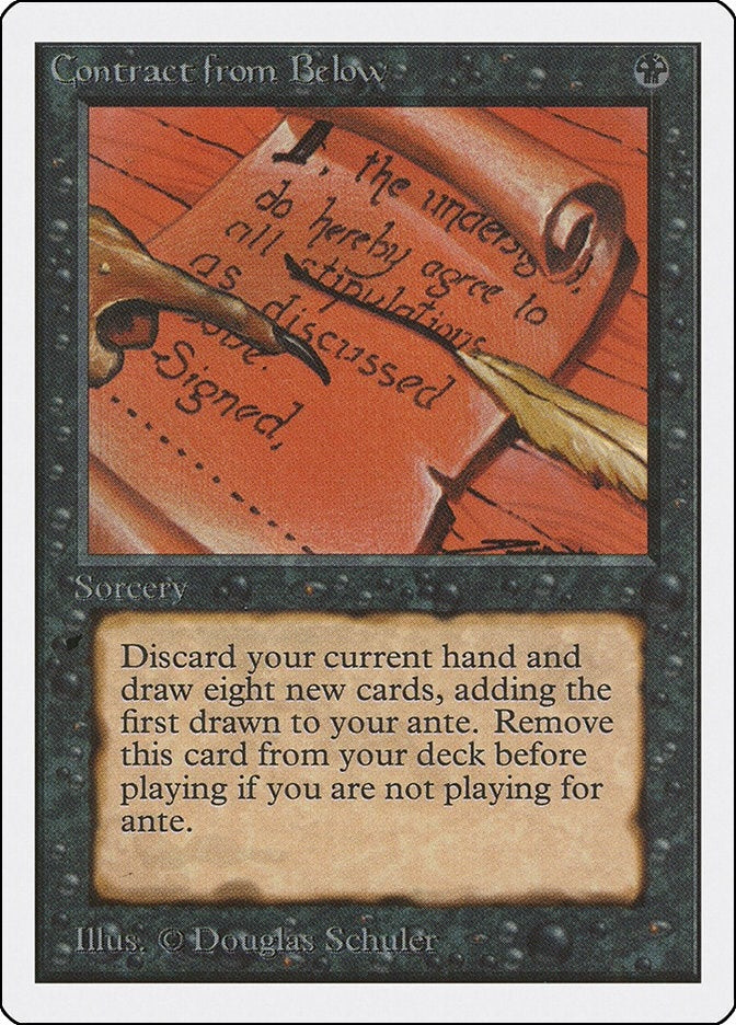 Image for Contract from Below [Unlimited Edition] - Magic: The Gathering