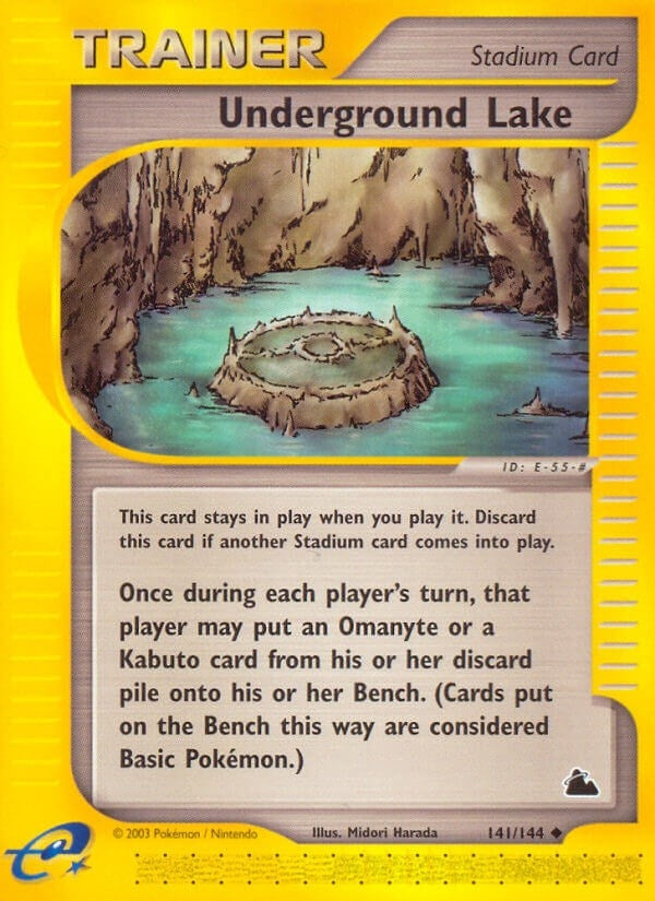 Image for Underground Lake (141/144) [Skyridge] - Pokemon