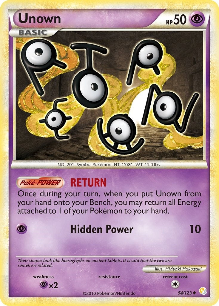 Image for Unown (54) (54/123) [HeartGold SoulSilver] - Pokemon