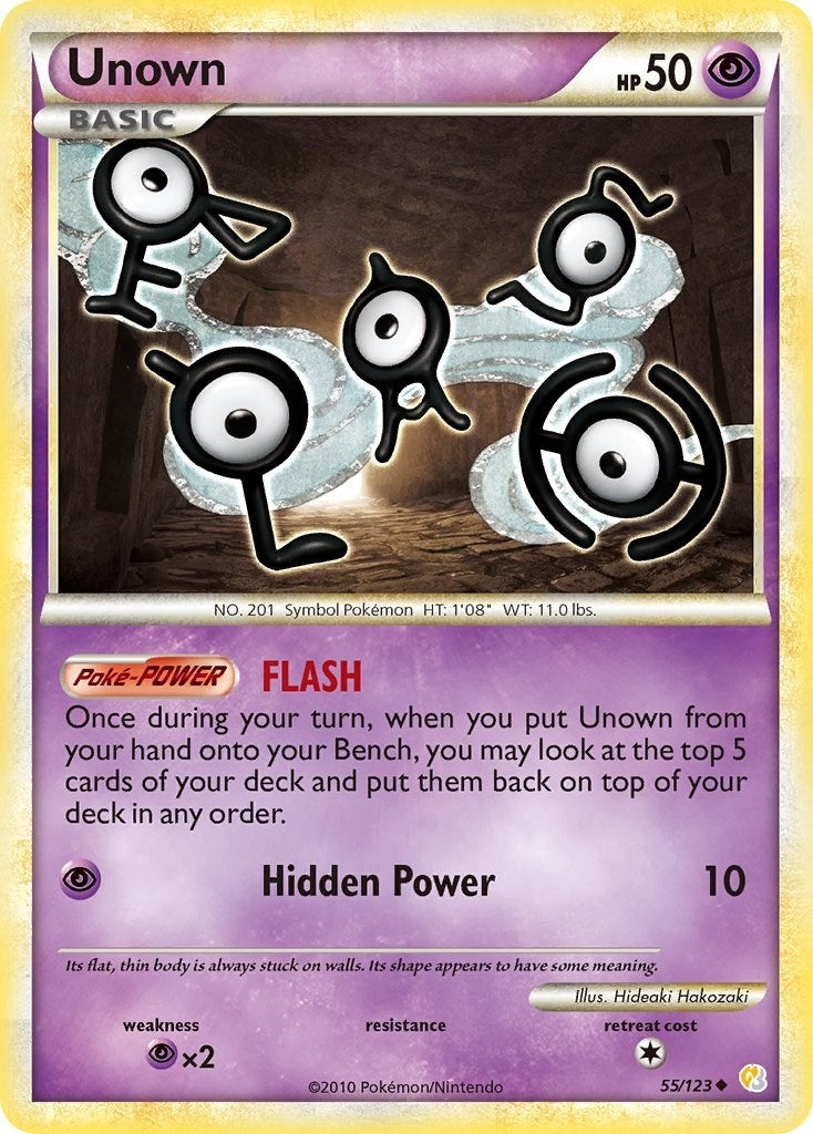 Image for Unown (55) (55/123) [HeartGold SoulSilver] - Pokemon