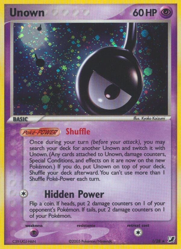 Image for Unown (!) (!/28) [Unseen Forces] - Pokemon