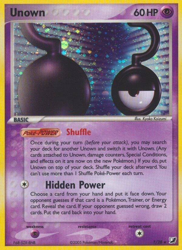 Image for Unown (?) (?/28) [Unseen Forces] - Pokemon