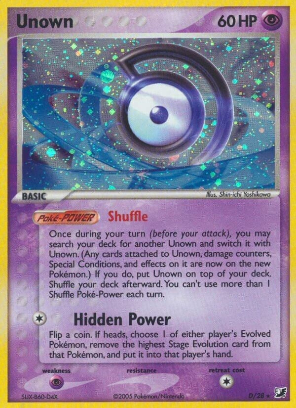 Image for Unown (D) (D/28) [Unseen Forces] - Pokemon