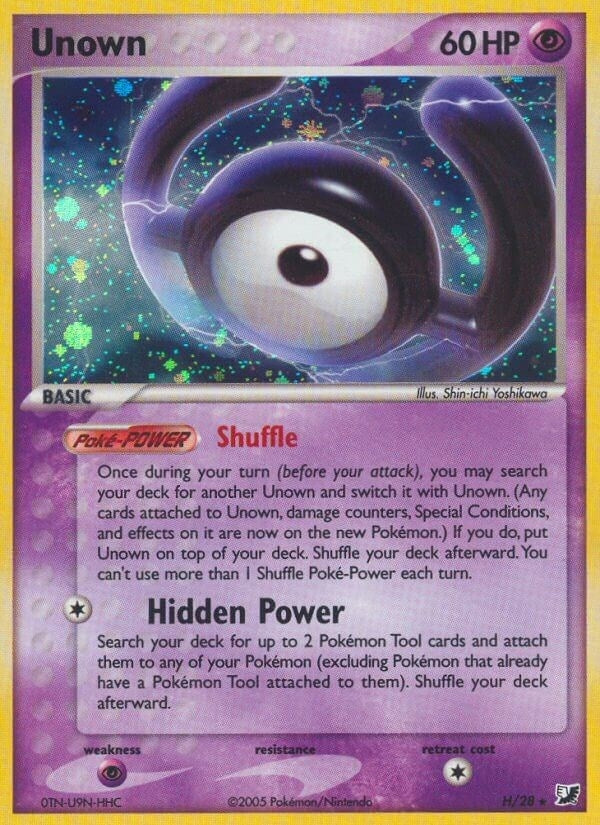 Image for Unown (H) (H/28) [Unseen Forces] - Pokemon