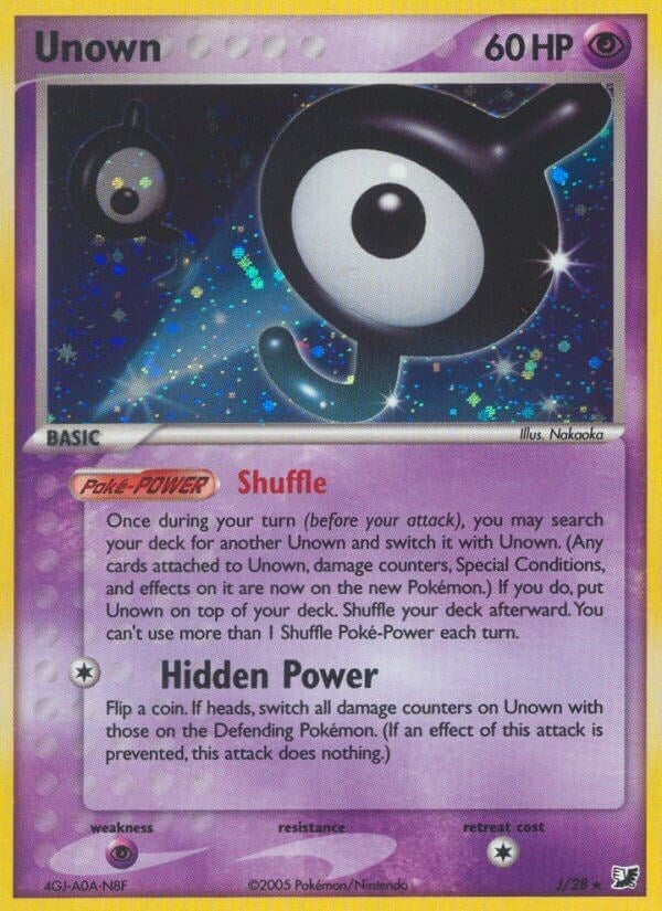 Image for Unown (J) (J/28) [Unseen Forces] - Pokemon