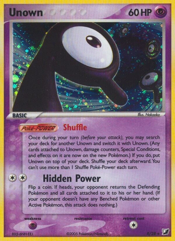 Image for Unown (R) (R/28) [Unseen Forces] - Pokemon