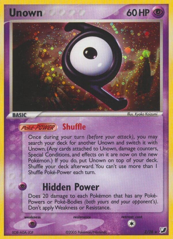 Image for Unown (Z) (Z/28) [Unseen Forces] - Pokemon