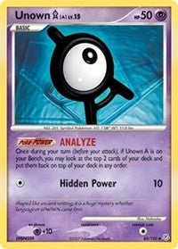 Image for Unown [A] (65/130) [Diamond and Pearl] - Pokemon
