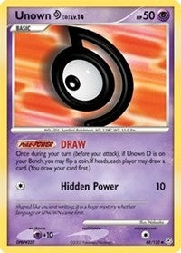 Image for Unown [D] (68/130) [Diamond and Pearl] - Pokemon