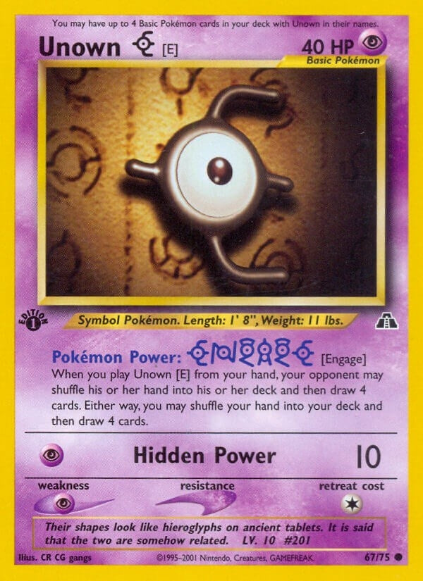 Image for Unown [E] (67/75) [Neo Discovery] - Pokemon