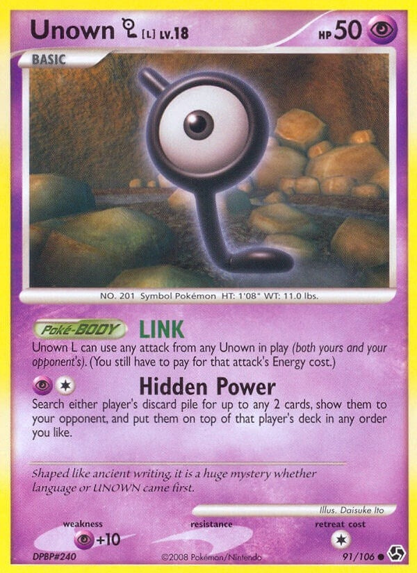 Image for Unown [L] (91/106) [Great Encounters] - Pokemon