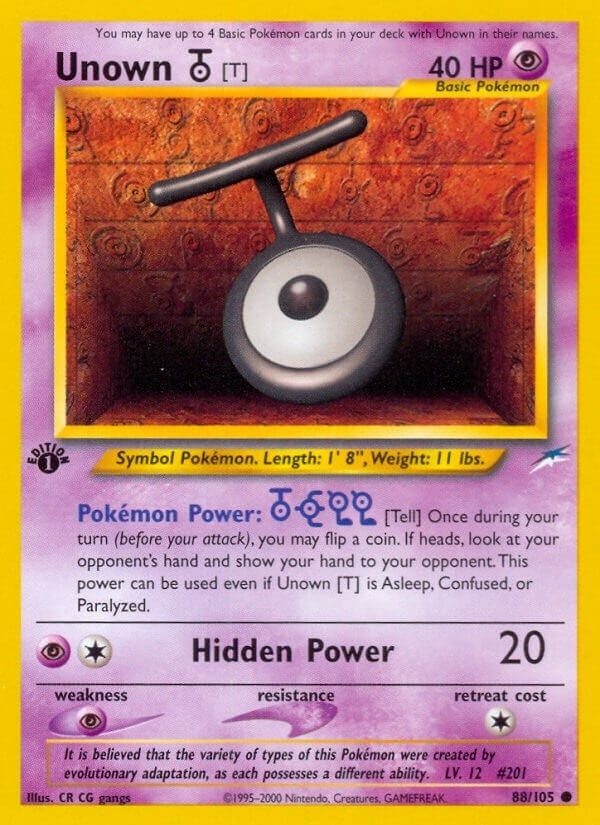 Image for Unown [T] (088/105) [Neo Destiny] - Pokemon
