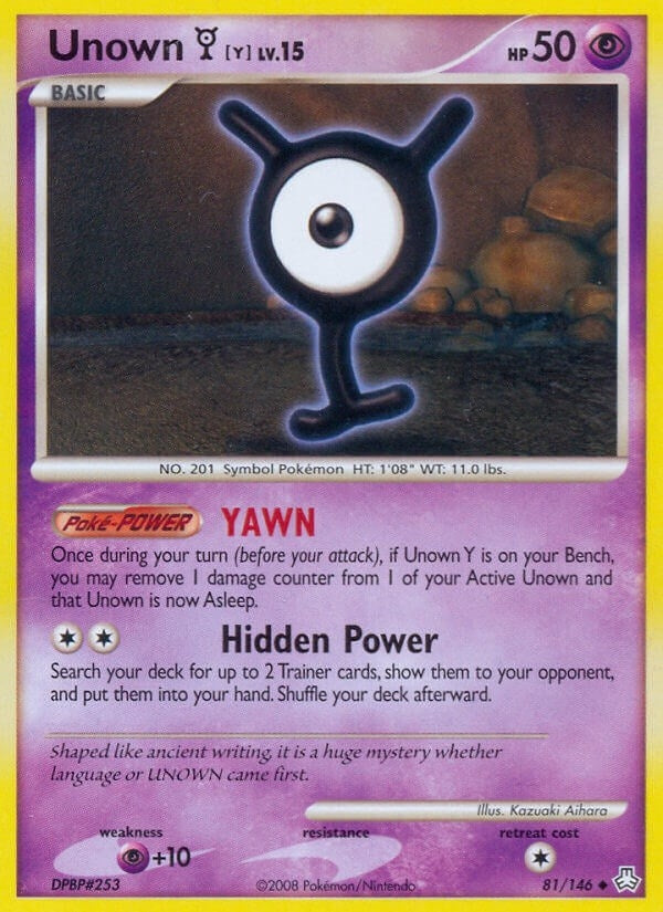 Image for Unown (Y) (81/146) [Legends Awakened] - Pokemon