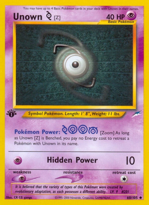 Image for Unown [Z] (060/105) [Neo Destiny] - Pokemon