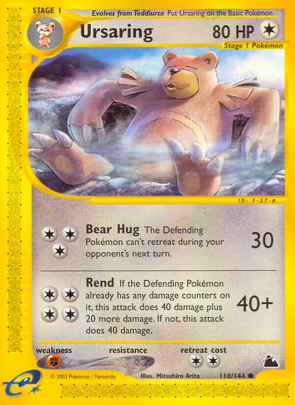 Image for Ursaring (110/144) [Skyridge] - Pokemon