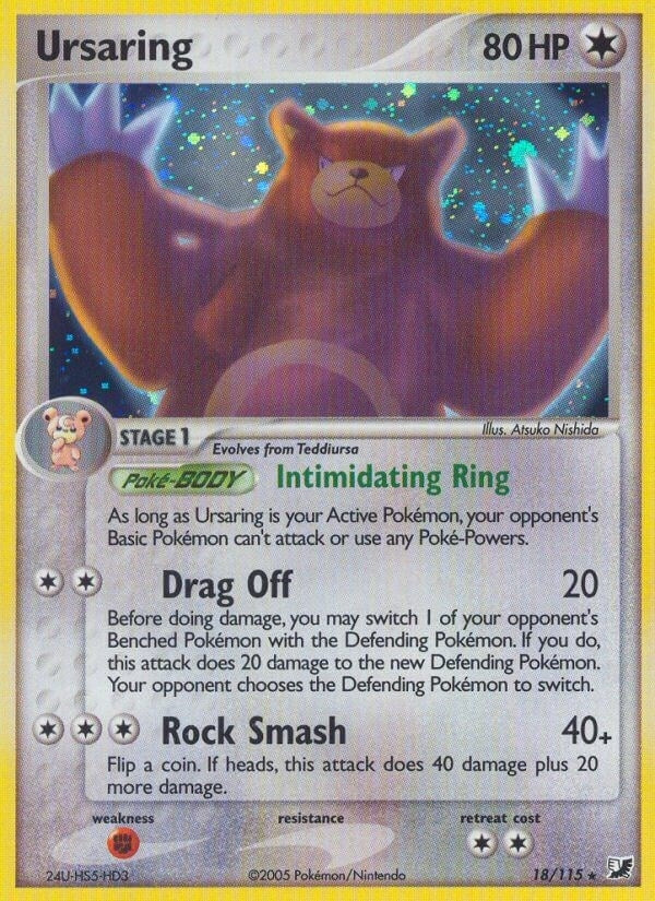 Image for Ursaring (18/115) [Unseen Forces] - Pokemon