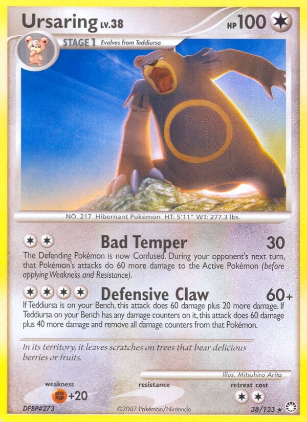 Image for Ursaring (38/123) [Mysterious Treasures] - Pokemon