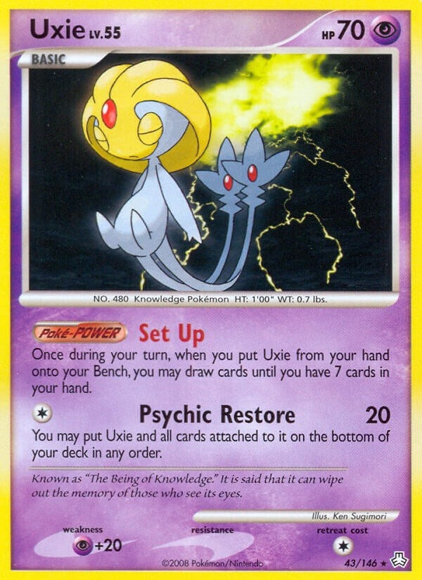 Image for Uxie (43/146) [Legends Awakened] - Pokemon