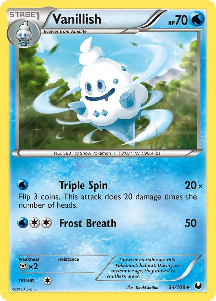 Image for Vanillish (34/108) [Dark Explorers] - Pokemon