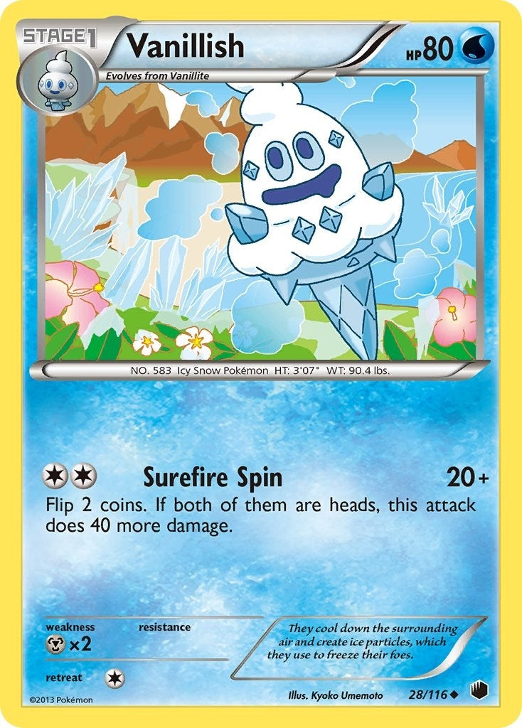 Image for Vanillish (28/116) [Plasma Freeze] - Pokemon