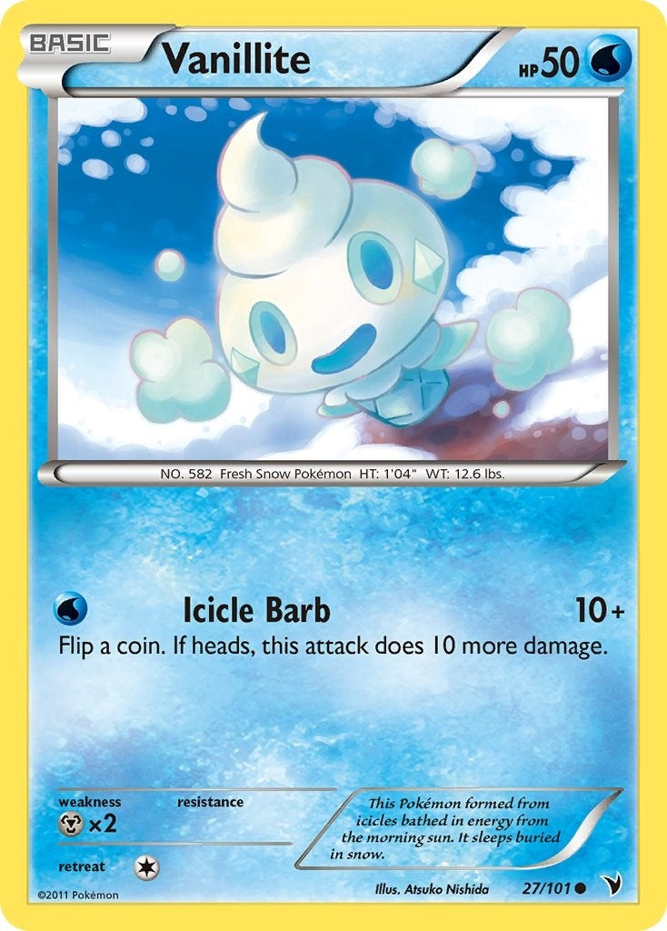 Image for Vanillite (27/101) [Noble Victories] - Pokemon