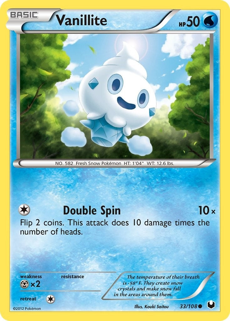 Image for Vanillite (33/108) [Dark Explorers] - Pokemon