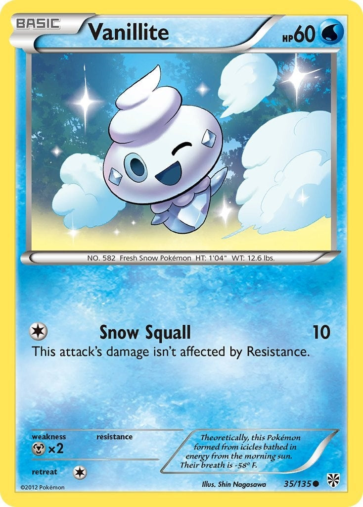 Image for Vanillite (35/135) [Plasma Storm] - Pokemon