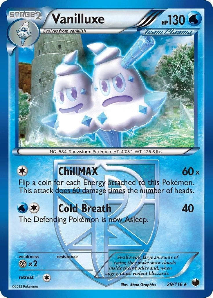 Image for Vanilluxe (Team Plasma) (29/116) [Plasma Freeze] - Pokemon