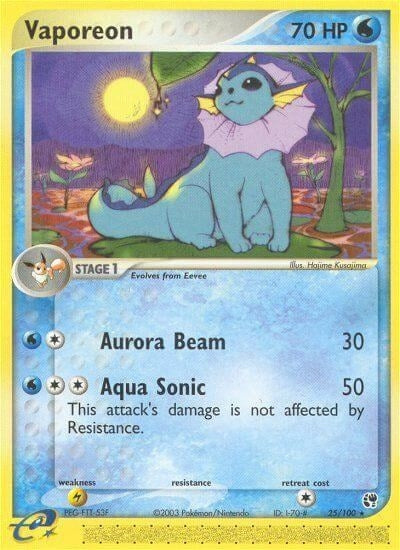 Vaporeon (25/100) [Sandstorm]