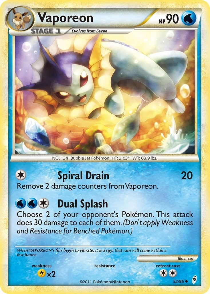 Image for Vaporeon (52/95) [Call of Legends] - Pokemon