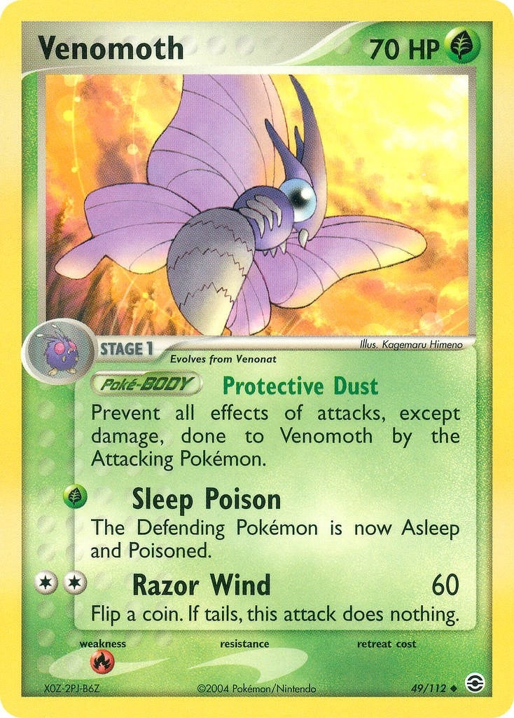 Image for Venomoth (49/112) [FireRed & LeafGreen] - Pokemon