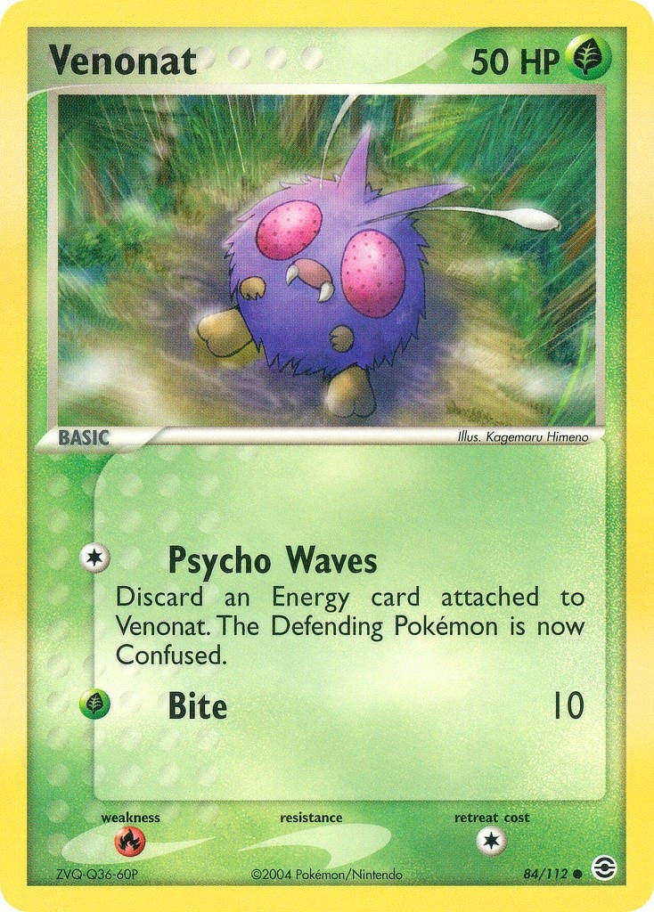 Image for Venonat (84/112) [FireRed & LeafGreen] - Pokemon