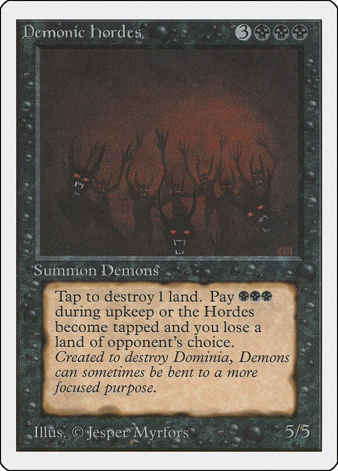 Image for Demonic Hordes [Unlimited Edition] - Magic: The Gathering