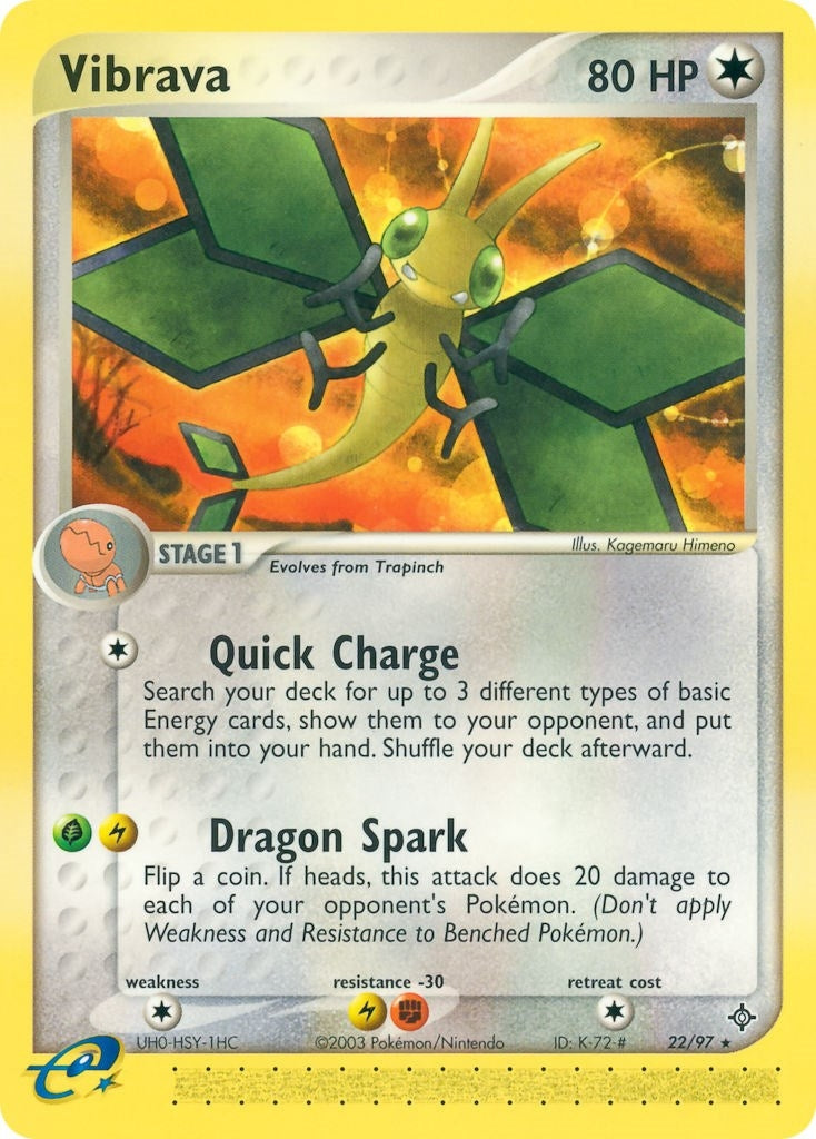 Image for Vibrava (22/97) [Dragon] - Pokemon