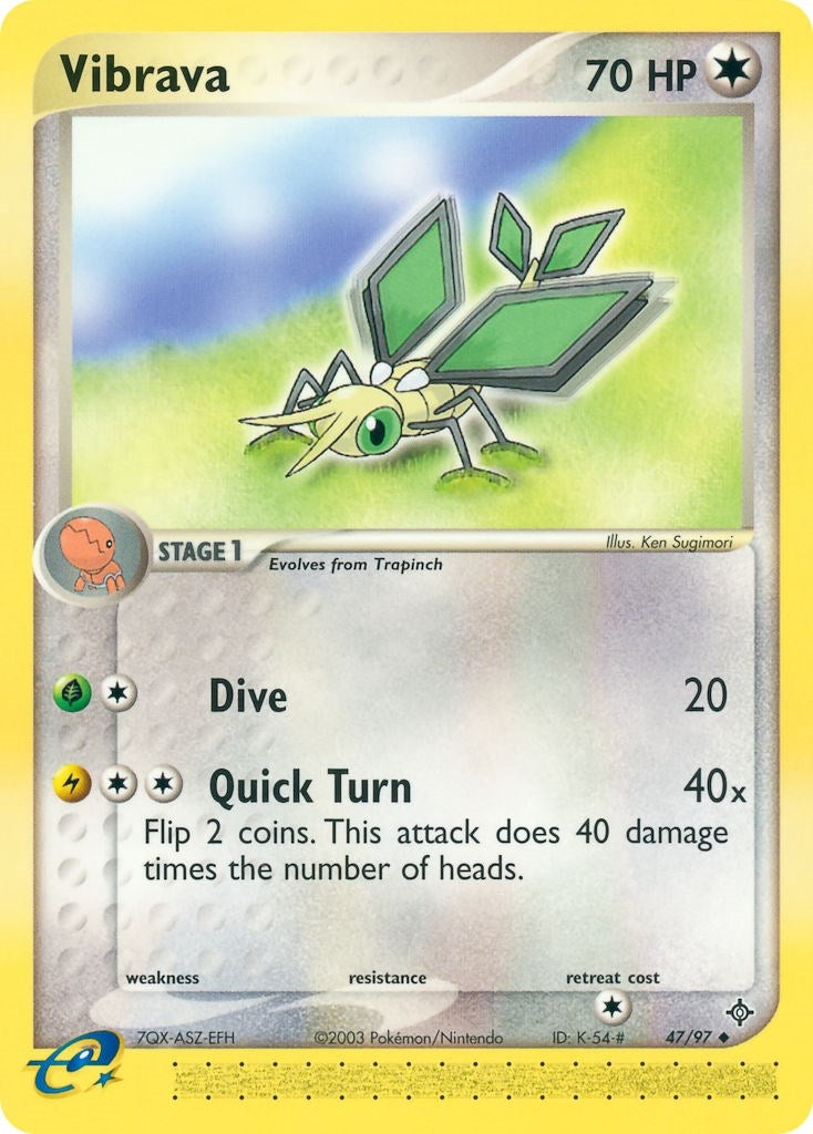 Image for Vibrava (47/97) [Dragon] - Pokemon