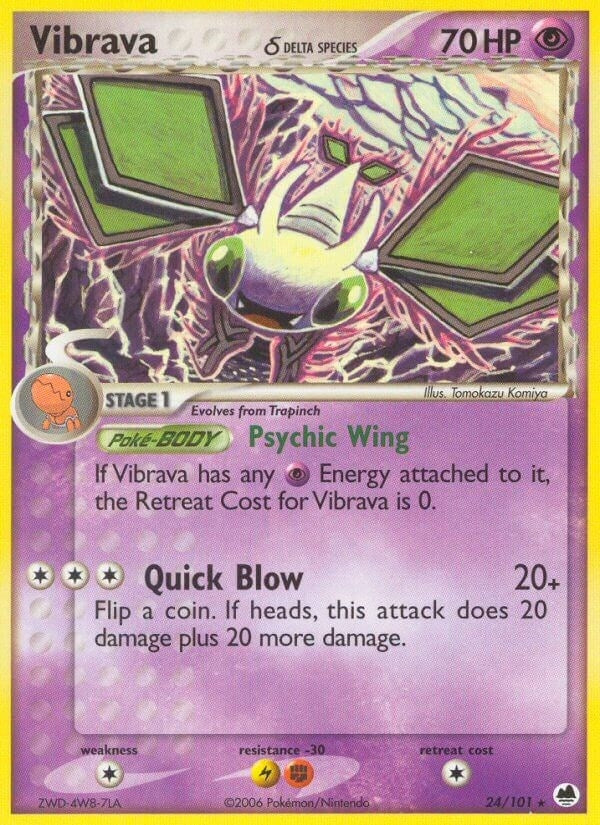 Image for Vibrava - 024/101 (Delta Species) (24/101) [Dragon Frontiers] - Pokemon