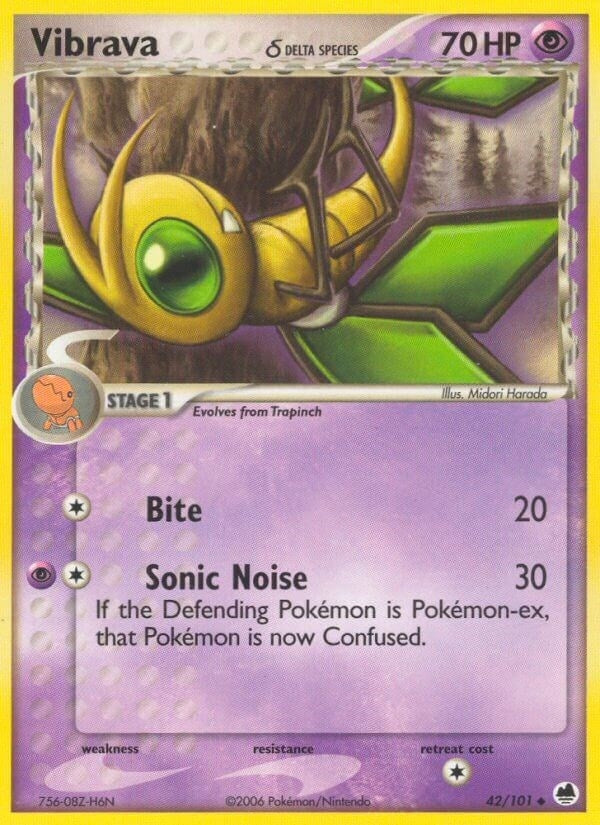 Image for Vibrava - 042/101 (Delta Species) (42/101) [Dragon Frontiers] - Pokemon