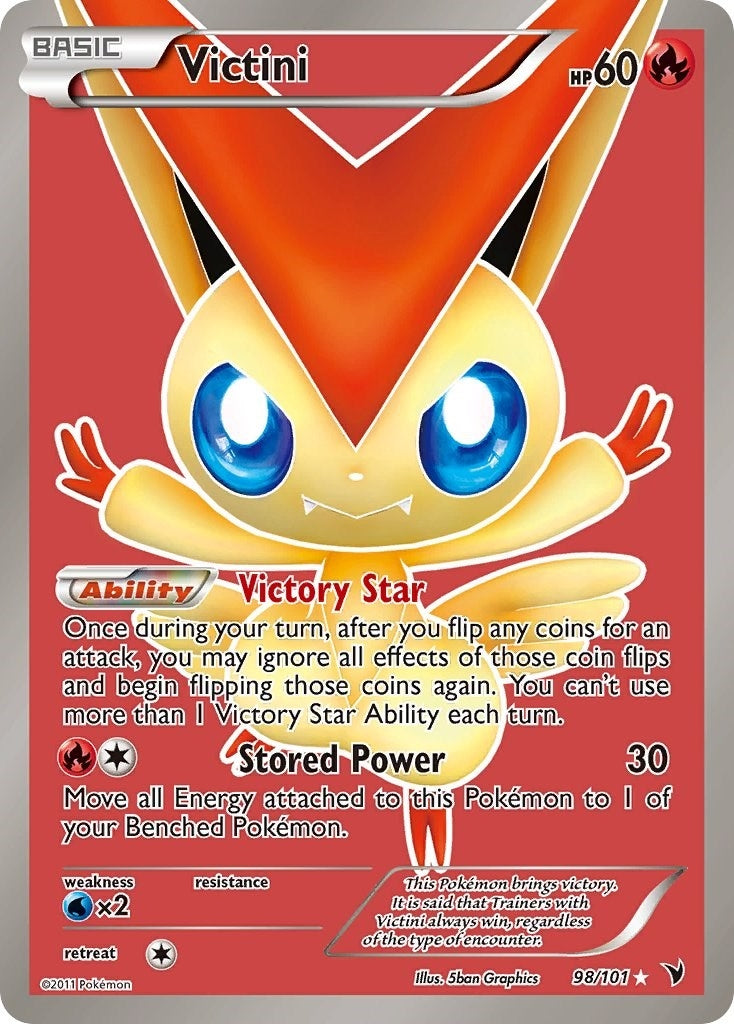 Image for Victini (98 Full Art) (98/101) [Noble Victories] - Pokemon
