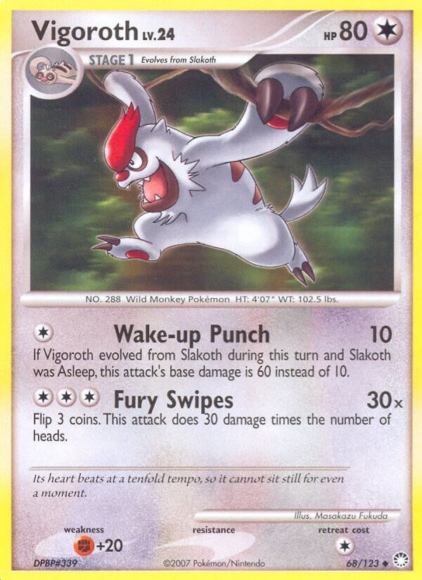Image for Vigoroth (68/123) [Mysterious Treasures] - Pokemon