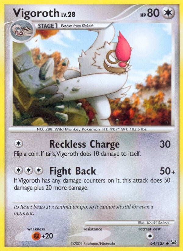 Image for Vigoroth (64/127) [Platinum] - Pokemon