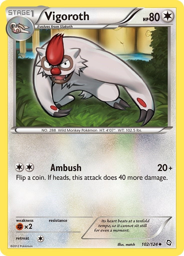 Image for Vigoroth (102/124) [Dragons Exalted] - Pokemon