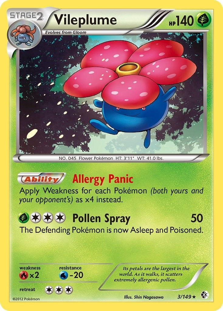 Image for Vileplume (3/149) [Boundaries Crossed] - Pokemon