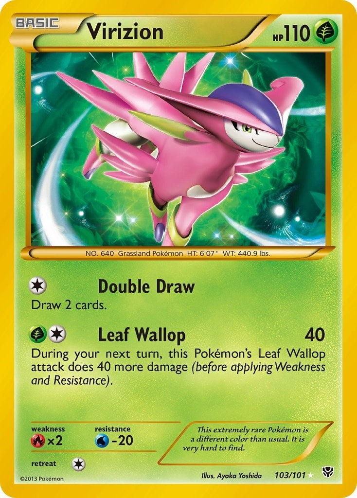 Image for Virizion (Secret) (103/101) [Plasma Blast] - Pokemon