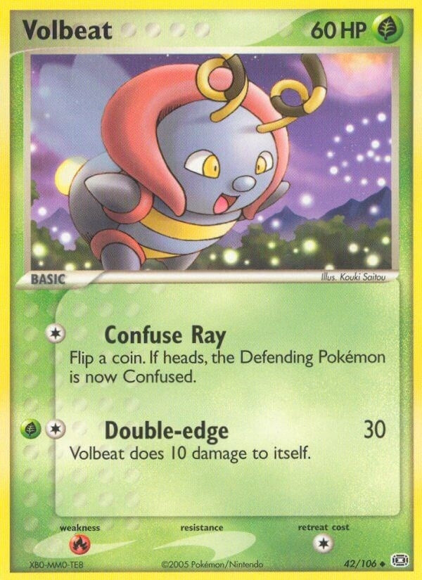 Image for Volbeat (42/106) [Emerald] - Pokemon